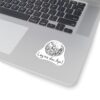 Artistic Kiss-Cut Stickers for Travelers, Perfect for Laptops, Journals, Scrapbooking, Gifts, Vintage City Design