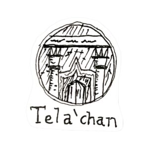The City of Tela'chan - Fantasy Map Sticker